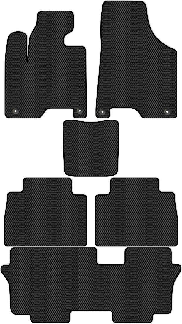 Коврики в багажник для GAC GS8 I (suv / J2F5, J2F5B) 2016 - Н.В.
