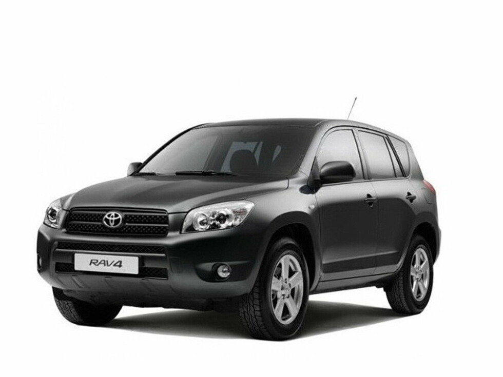 Коврики текстильные "Стандарт" для Toyota Rav4 III (suv / ACA30, ACA31) 2005 - 2008, черные, 5шт.