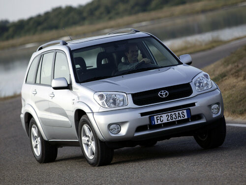 Коврики ЭВА "EVA сота" для Toyota Rav4 II (suv / XA20 (5 дв.)) 2003 - 2005, черные, 4шт.