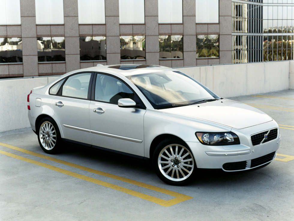 Коврики текстильные "Комфорт" для Volvo S40 II (седан / MS) 2004 - 2007, темно-серые, 4шт.