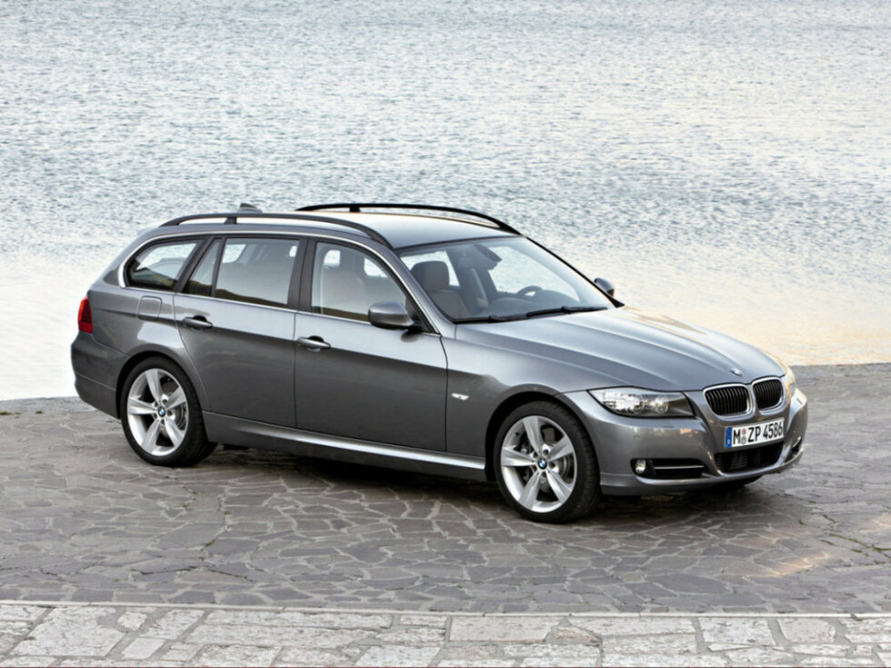 Коврики текстильные "Стандарт" для BMW 3-Series (универсал / E91) 2008 - 2012, черные, 5шт.