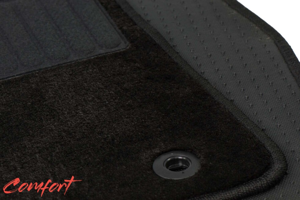 Коврики текстильные "Комфорт" для Toyota Rav4 IV (suv / XA40) 2012 - 2015, черные, 5шт.