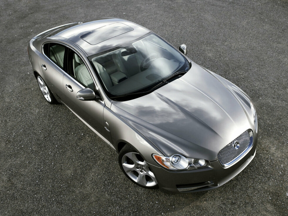 Коврики текстильные "Классик" для Jaguar XF I (седан / X250) 2007 - 2011, черные, 4шт.