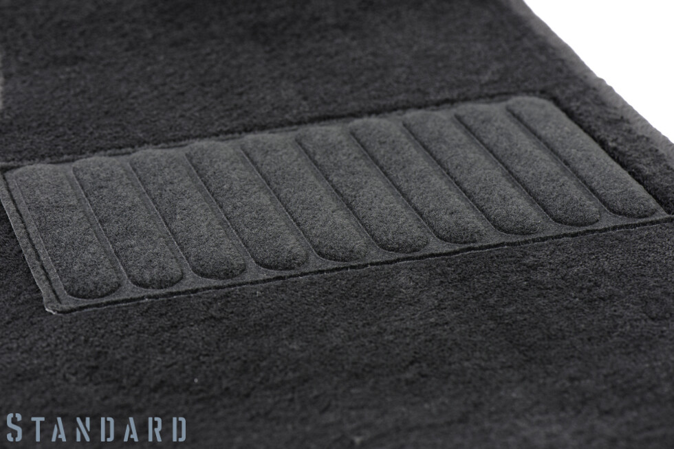 Коврики текстильные "Стандарт" для Audi S6 (седан / C6) 2008 - 2010, черные, 5шт.