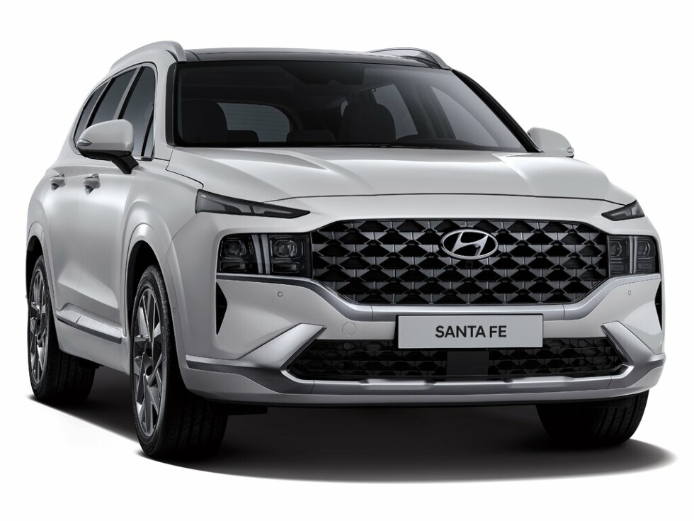 Коврики текстильные "Стандарт" для Hyundai Santa Fe IV (suv  5 мест / TM) 2021 - Н.В., черные, 3шт.