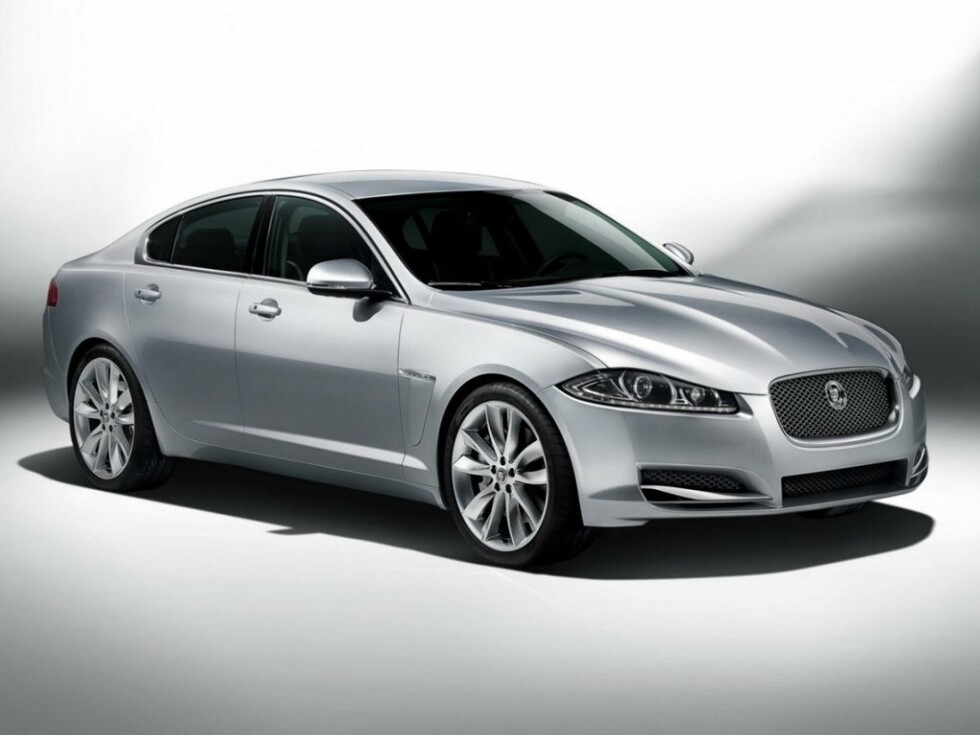 Коврики ЭВА "EVA сота" для Jaguar XF I (седан / Х250) 2010 - 2016, черные, 4шт.