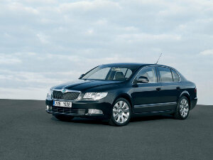 Коврики EVA для Skoda Superb II (лифтбек / 3T без электро-привода передних сидений) 2008 - 2013